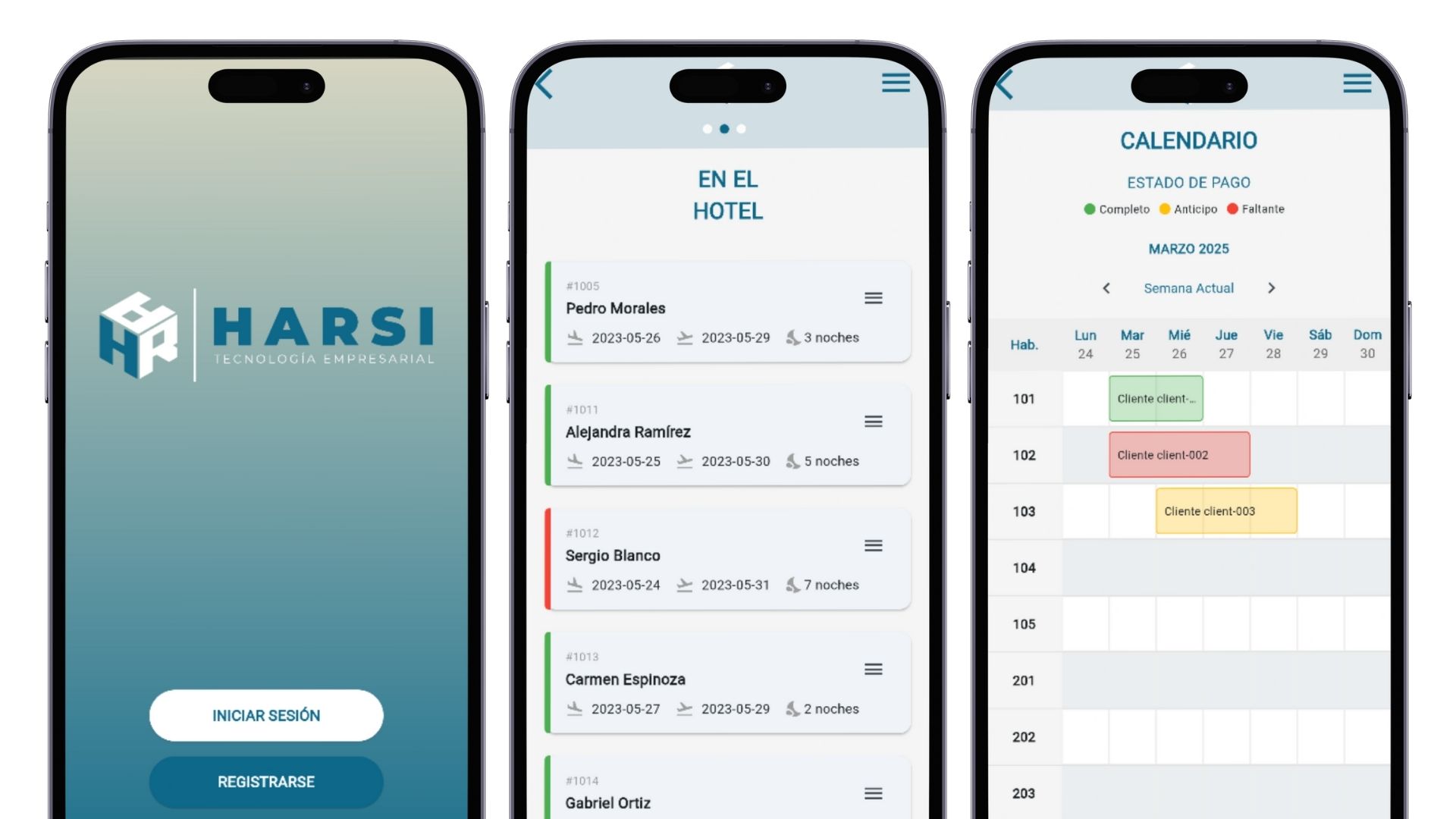 Experiencia de Usuario para App de Gestión Hotelera